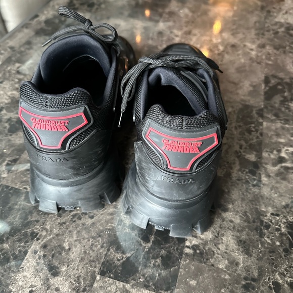 Men’s Black Prada Sneakers- Calzature Uomo Prada Knit
Men UK Size 8 (US10) - Picture 4 of 4